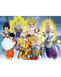 SET 2 POSTERS DRAGON BALL GROUPS 52X38 Vista 3