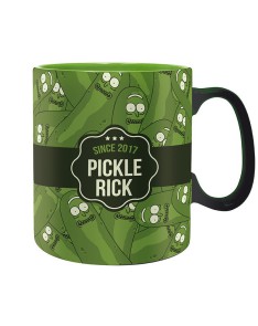 TAZA RICK AND MORTY PICKLE RICK 460 ML