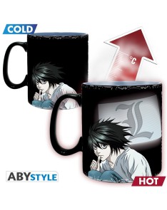 TAZA TERMICA DEATH NOTE KIRA & L 460 ML Vista 2