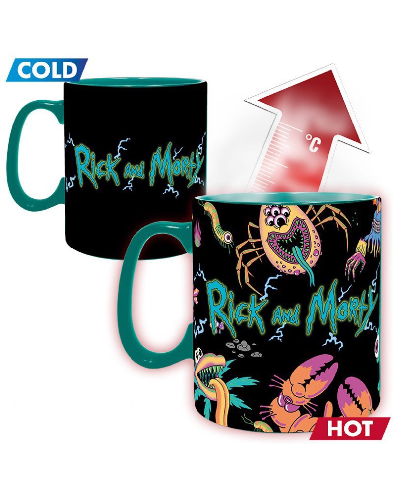 THERMAL MUG Rick and Morty SPACESHIP 460 ML Vista 2