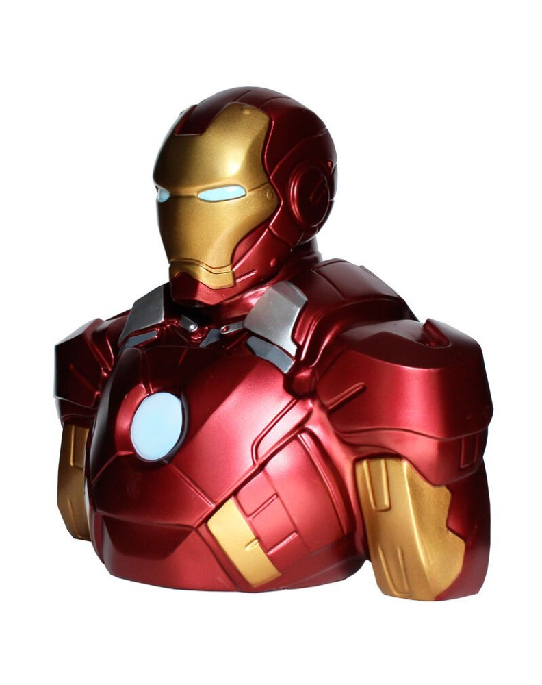 BUSTO HUCHA IRON MAN MARVEL 20CM Vista 3