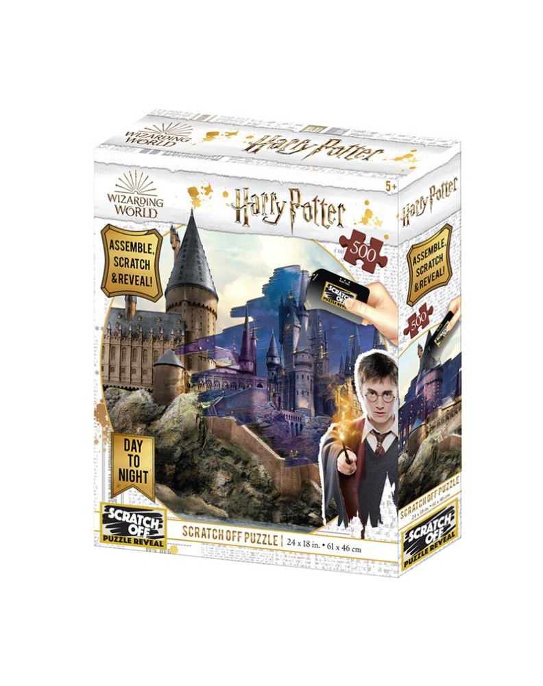 Hogwarts Day and Night scratch puzzle - harry potter Hogwarts Day and Night scratch puzzle - harry potter