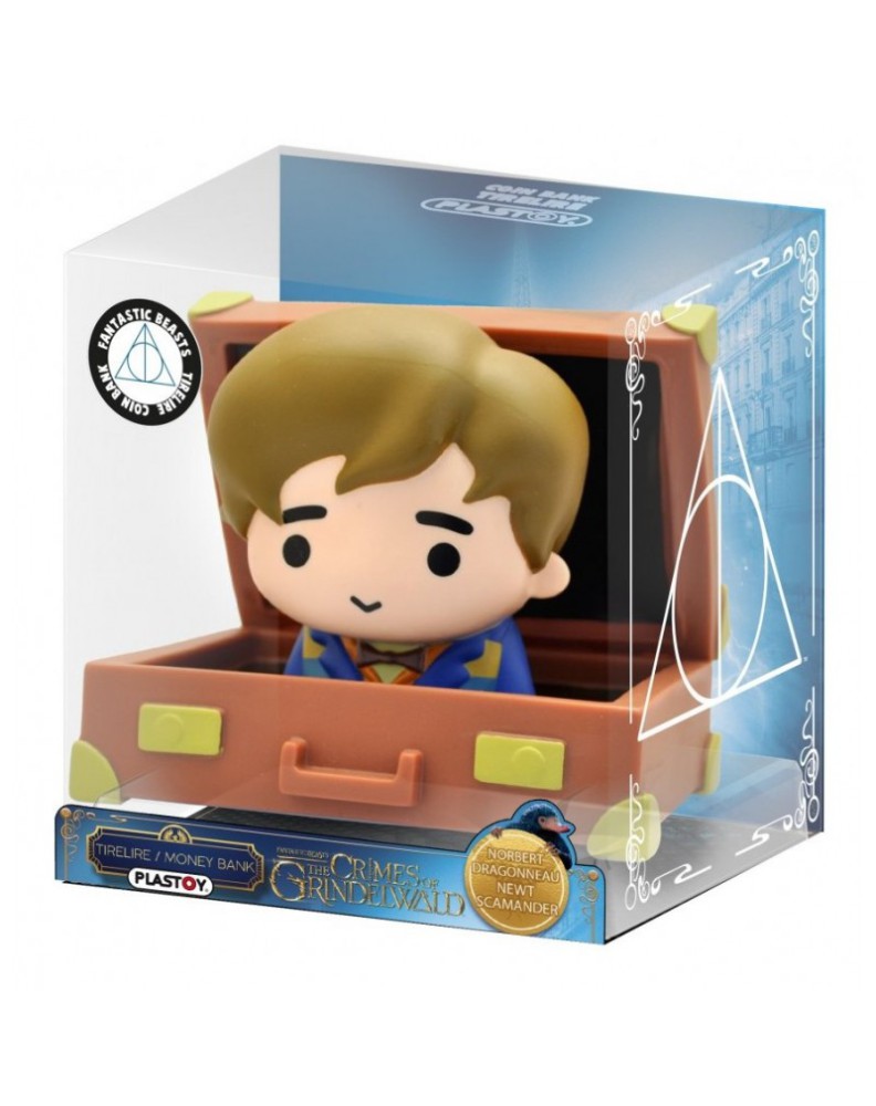 NEWT SCAMANDER EN MALETA CHIBI HUCHA 16 CM PVC FANTASTIC BEASTS