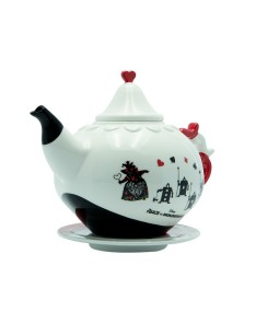 DISNEY - Teapot - Alice Queen of Hearts Vista 2