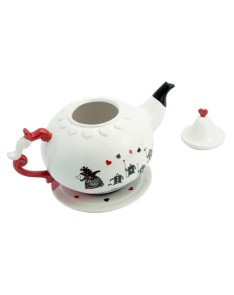 DISNEY - Teapot - Alice Queen of Hearts View 4