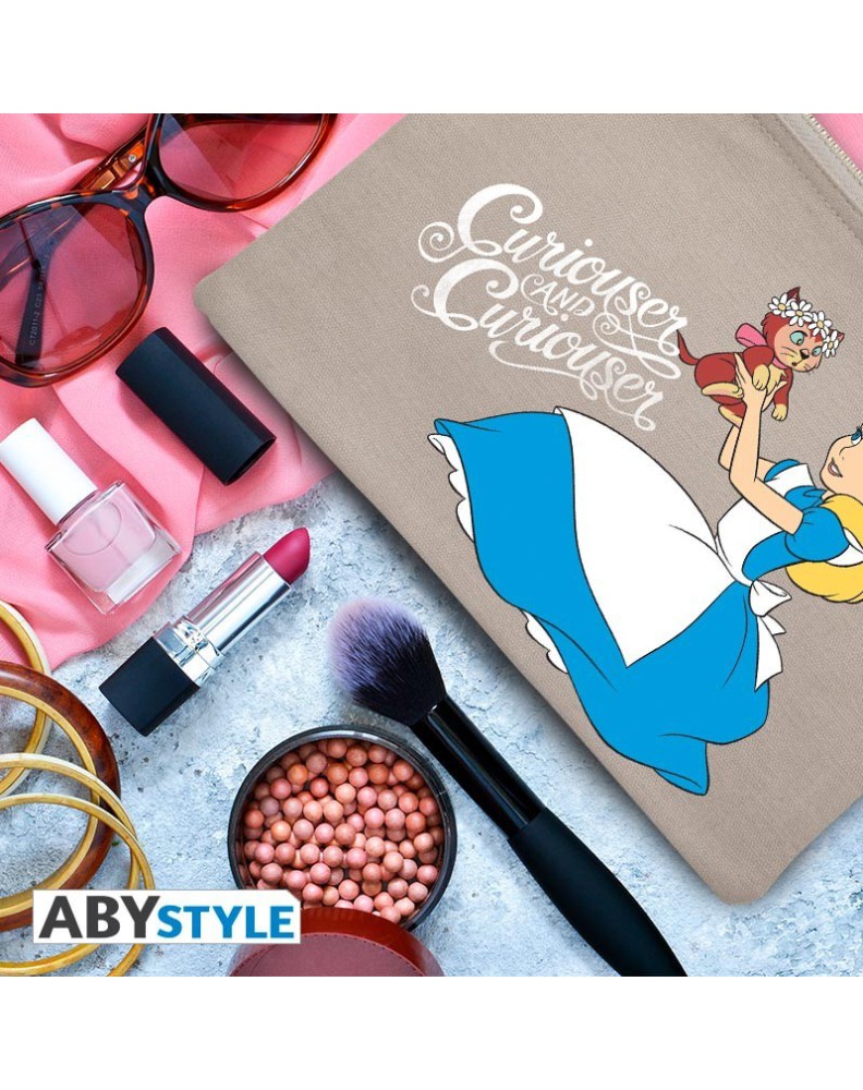 ESTUCHE DE MAQUILLAJE ALICIA CURIOUSER GRIS DISNEY Vista 4