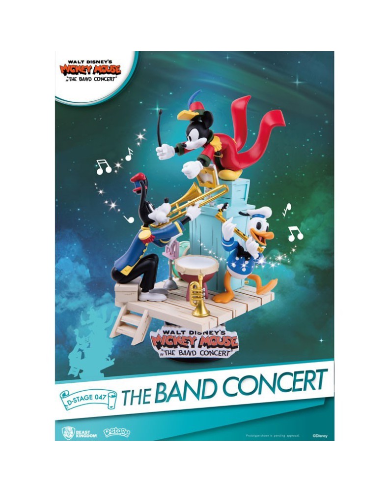 DIORAMA DISNEY MICKEY MOUSE PVC D-STAGE THE BAND