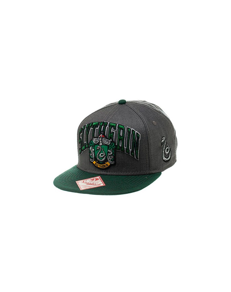 GORRA GRIS Y VERDE LETRAS SLYTHERIN HARRY POTTER