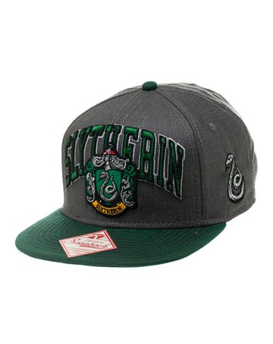 CAP AND GREEN LETTERS GRAY HARRY POTTER SLYTHERIN