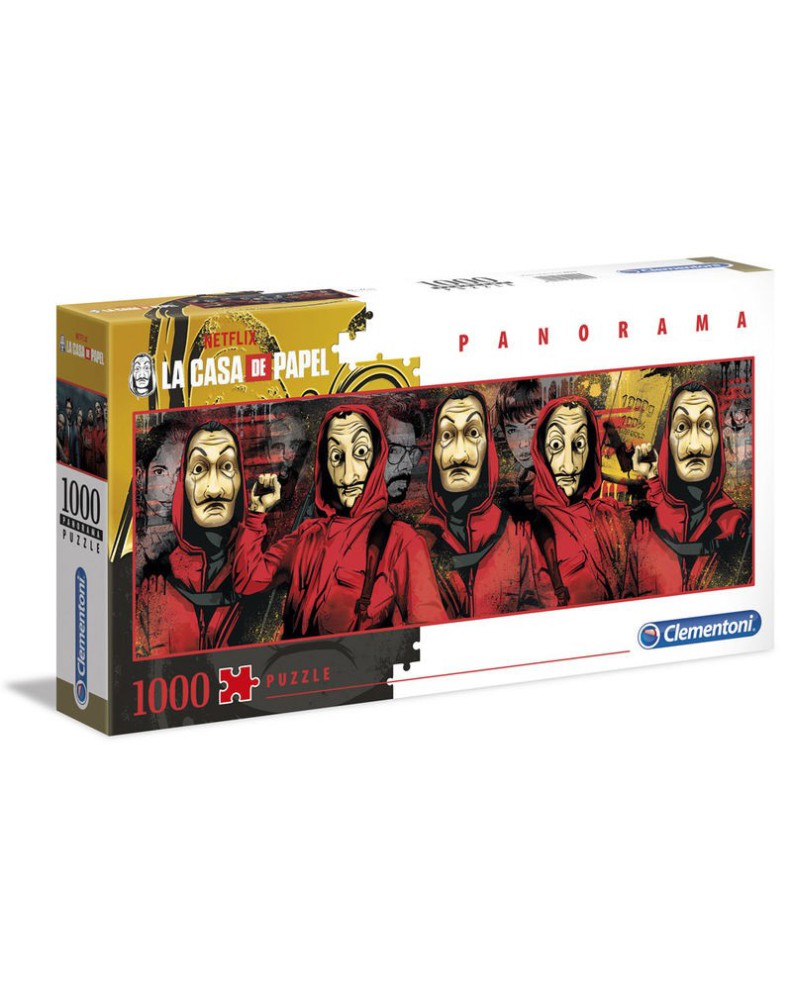 PUZZLE PANORAMA LA CASA DE PAPEL 1000PZ