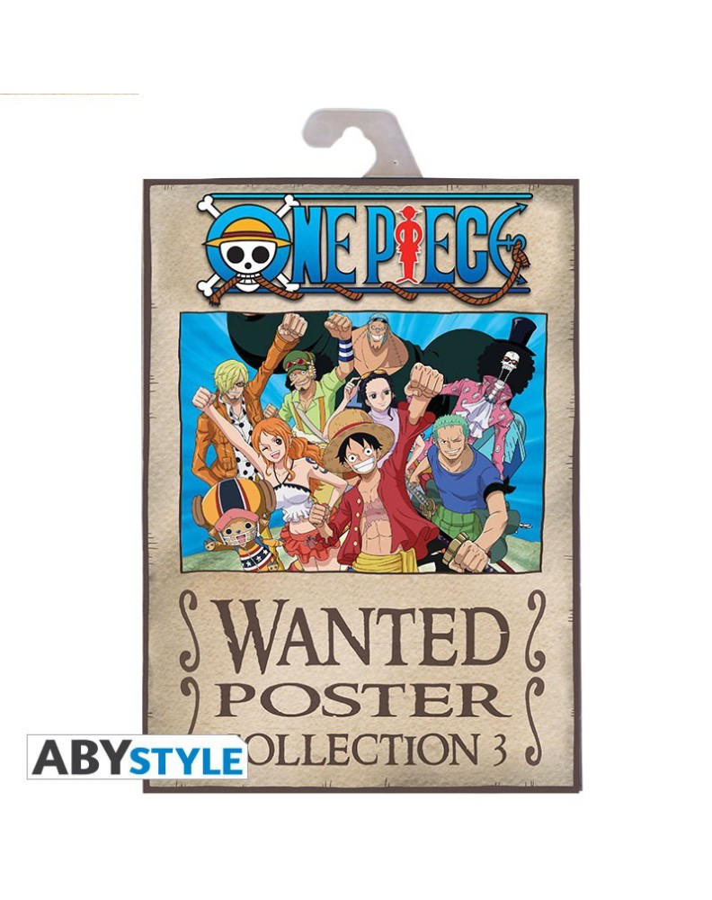 SET 9 POSTERS WANTED 21X29 ONE PIECE  Vista 2