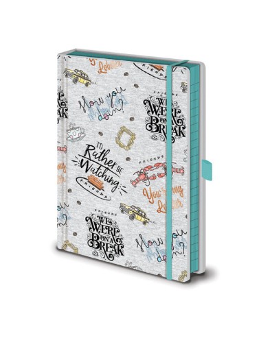 CUADERNO A5 FRIENDS COLOR PIEDRA