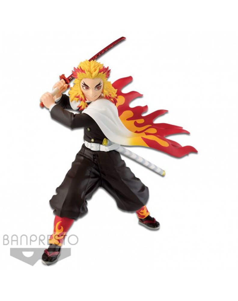 FIGURA KYOJURO RENGOKU JUMP VIBRATION STARS DEMO SLAYER KIMETSU NO YAIBA 15CM Vista 2