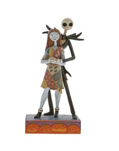 FIGURE DECORATIVE JACK AND SALLY - NIGHTMARE BEFORE CHRISTMAS