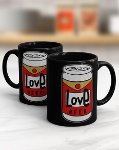 Love Beer mug