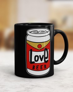 Love Beer mug