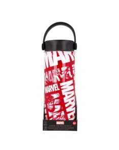 BOTELLA ACERO INOXIDABLE TERMO CON ASA 530 ML MARVEL 