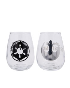 SET 2 VASOS DE CRISTAL 510 ML STAR WARS Vista 2