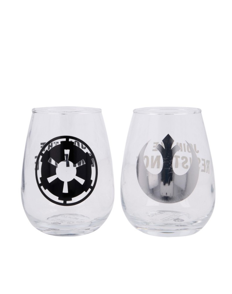 SET 2 VASOS DE CRISTAL 510 ML STAR WARS Vista 2