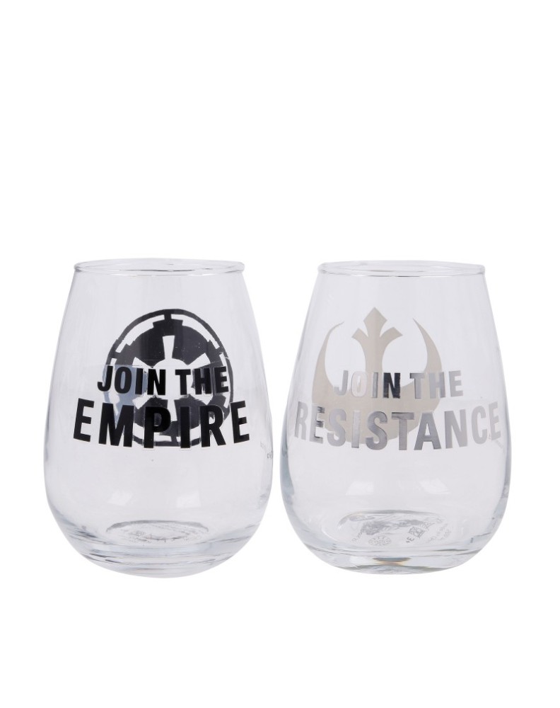 SET 2 VASOS DE CRISTAL 510 ML STAR WARS Vista 3