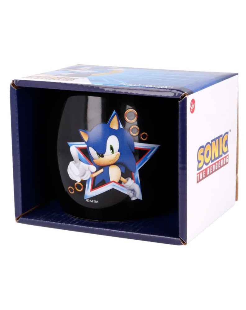 TAZA CERAMICA GLOBE 380 ML EN CAJA REGALO SONIC