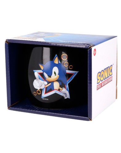 TAZA CERAMICA GLOBE 380 ML EN CAJA REGALO SONIC