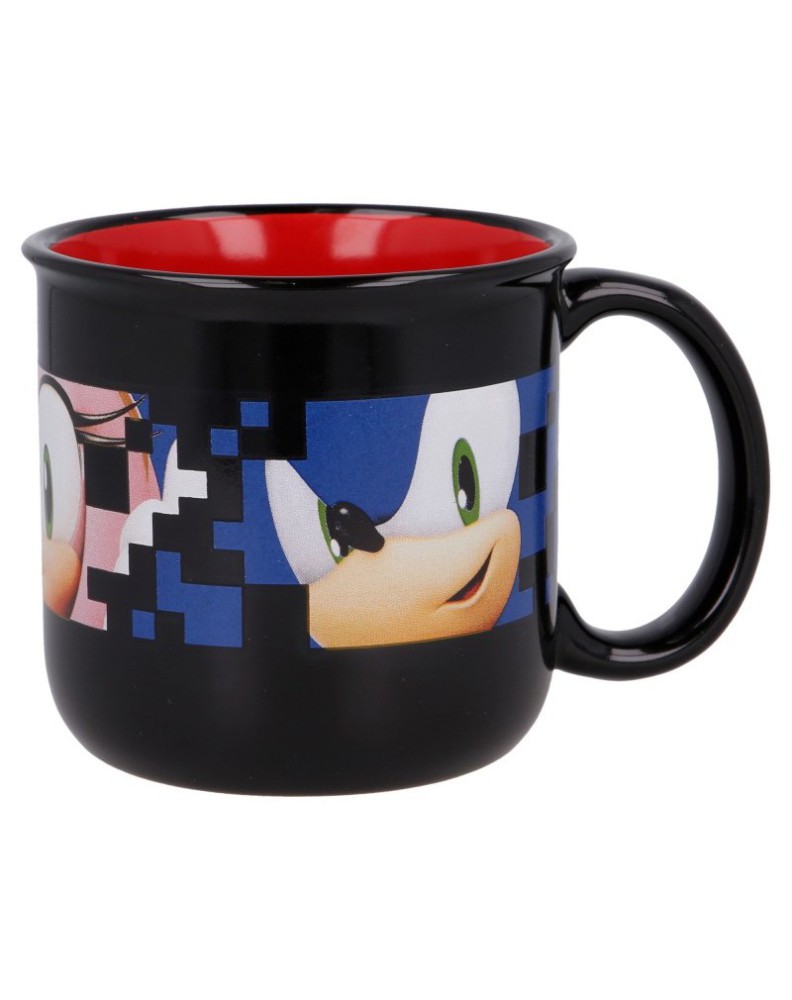 TAZA CERAMICA DESAYUNO 400 ML SONIC EN CAJA REGALO Vista 2