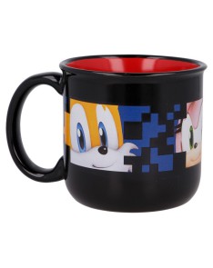 TAZA CERAMICA DESAYUNO 400 ML SONIC EN CAJA REGALO Vista 3