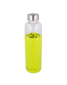 BOTELLA DE CRISTAL CON FUNDA DE SILICONA 585 ML MINECRAFT Vista 2