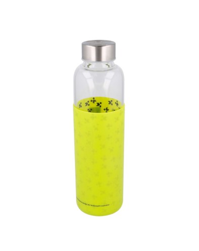 BOTELLA DE CRISTAL CON FUNDA DE SILICONA 585 ML MINECRAFT Vista 2