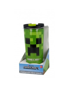 INSULATED STAINLESS STEEL COFFEE TUMBLER 425 ML MINECRAFT