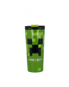 VASO TERMO CAFE ACERO INOXIDABLE 425 ML MINECRAFT Vista 2