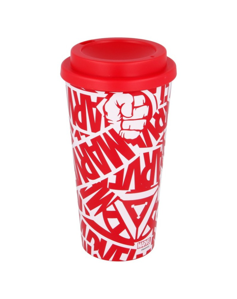 LARGE DOUBLE WALLED COFFEE TUMBLER 520 ML MARVEL AVENGERS Vista 2