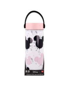 BOTELLA ACERO INOXIDABLE TERMO CON ASA 530 ML MICKEY