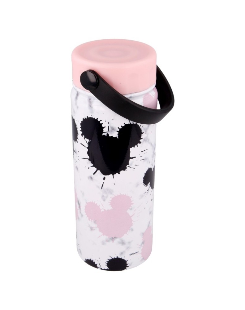 BOTELLA ACERO INOXIDABLE TERMO CON ASA 530 ML MICKEY Vista 3