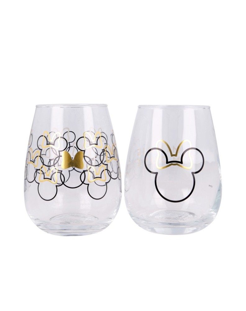 SET 2 VASOS DE CRISTAL 510 ML MINNIE Vista 2