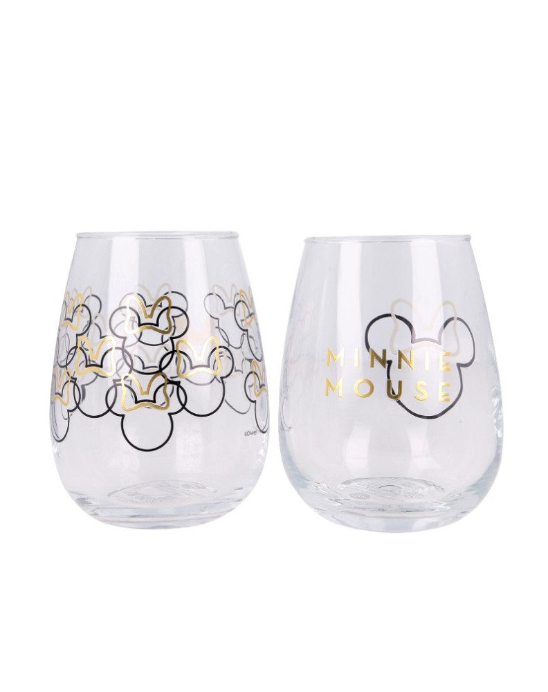 SET 2 VASOS DE CRISTAL 510 ML MINNIE Vista 3