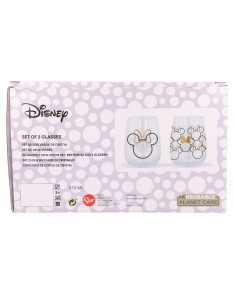 SET 2 VASOS DE CRISTAL 510 ML MINNIE Vista 4