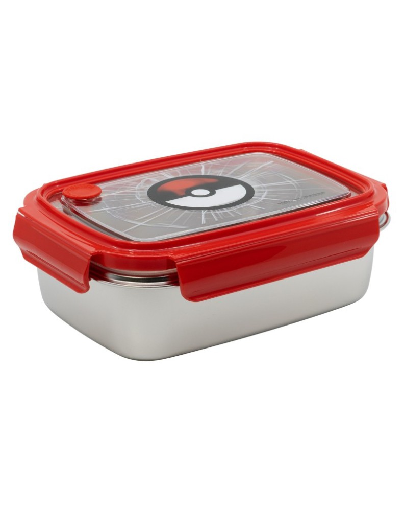 SANDWICHERA RECTANGULAR ACERO INOXIDABLE 1020 ML POKEMON