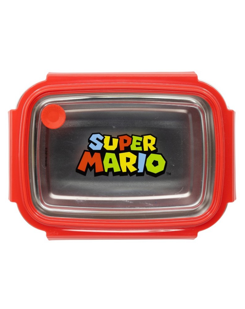 SANDWICHERA RECTANGULAR ACERO INOXIDABLE 1020 ML SUPER MARIO Vista 2