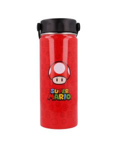 BOTELLA ACERO INOXIDABLE TERMO CON ASA 530 ML SUPER MARIO Vista 2