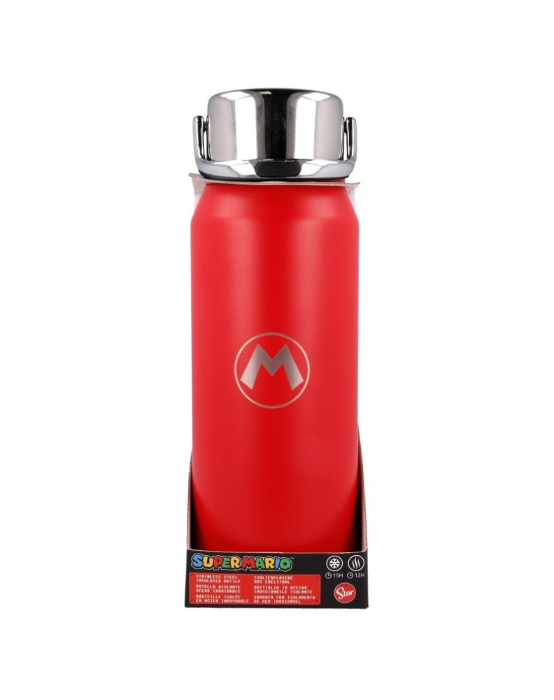 DOUBLE WALLED STAINLESS STEEL HUGO BOTTLE 505 ML SUPER MARIO