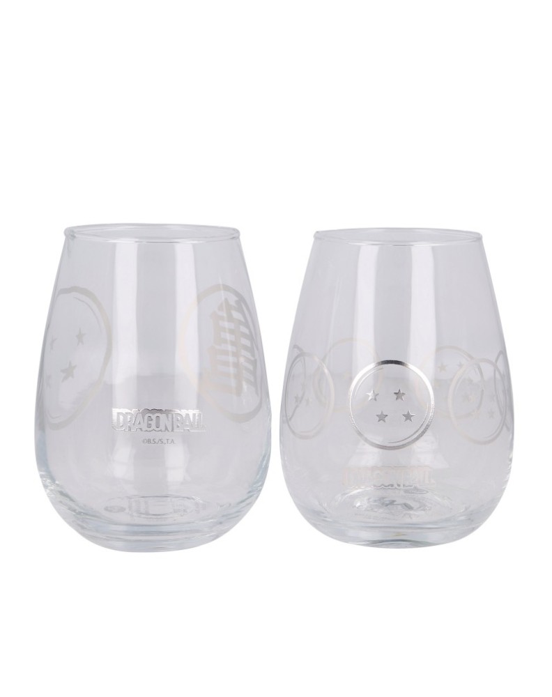 2 PCS 510 ML CRYSTAL GLASS SET DRAGON BALL View 3