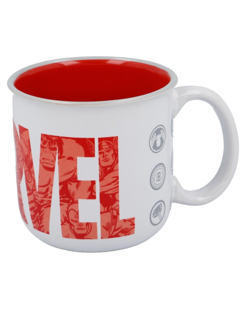 TAZA CERAMICA DESAYUNO 400 ML EN CAJA REGALO MARVEL