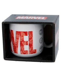 TAZA CERAMICA DESAYUNO 400 ML EN CAJA REGALO MARVEL Vista 3