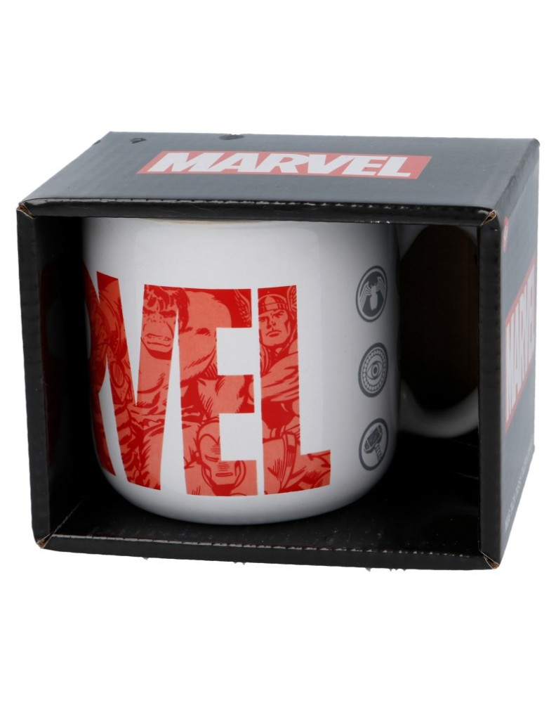 TAZA CERAMICA DESAYUNO 400 ML EN CAJA REGALO MARVEL Vista 3