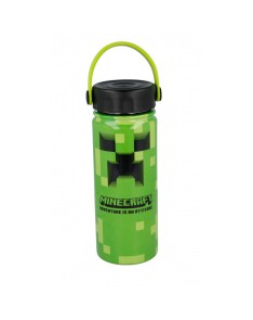 BOTELLA ACERO INOXIDABLE TERMO CON ASA 530 ML MINECRAFT Vista 2