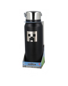 DOUBLE WALLED STAINLESS STEEL HUGO BOTTLE 505 ML MINECRAFT
