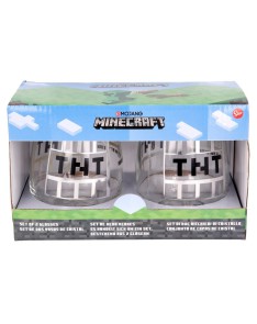 SET 2 VASOS DE CRISTAL 510 ML MINECRAFT