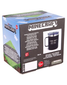 TAZA TERMO ACERO INOXIDABLE 380 ML MINECRAFT